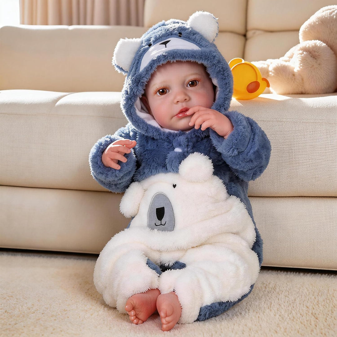 BABESIDE Reborn Baby Doll Boy - Muñeca realista de vinilo suave de...