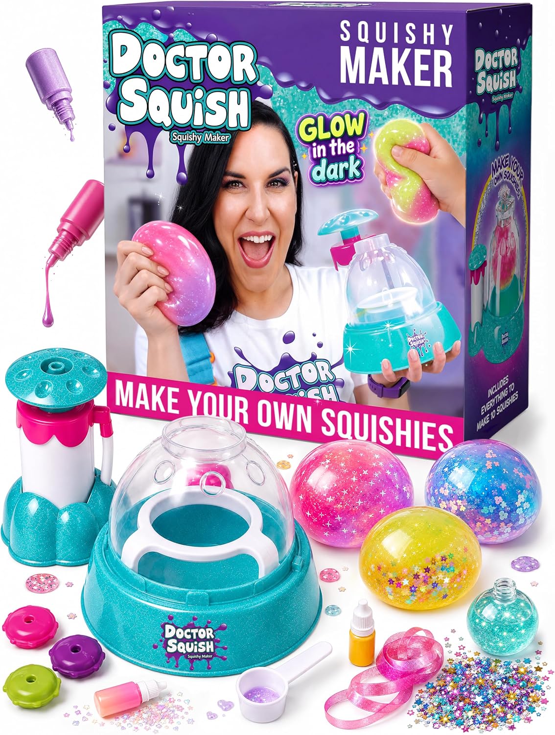 Doctor Squish Squishy Maker Station - Kit completo de fabricación de