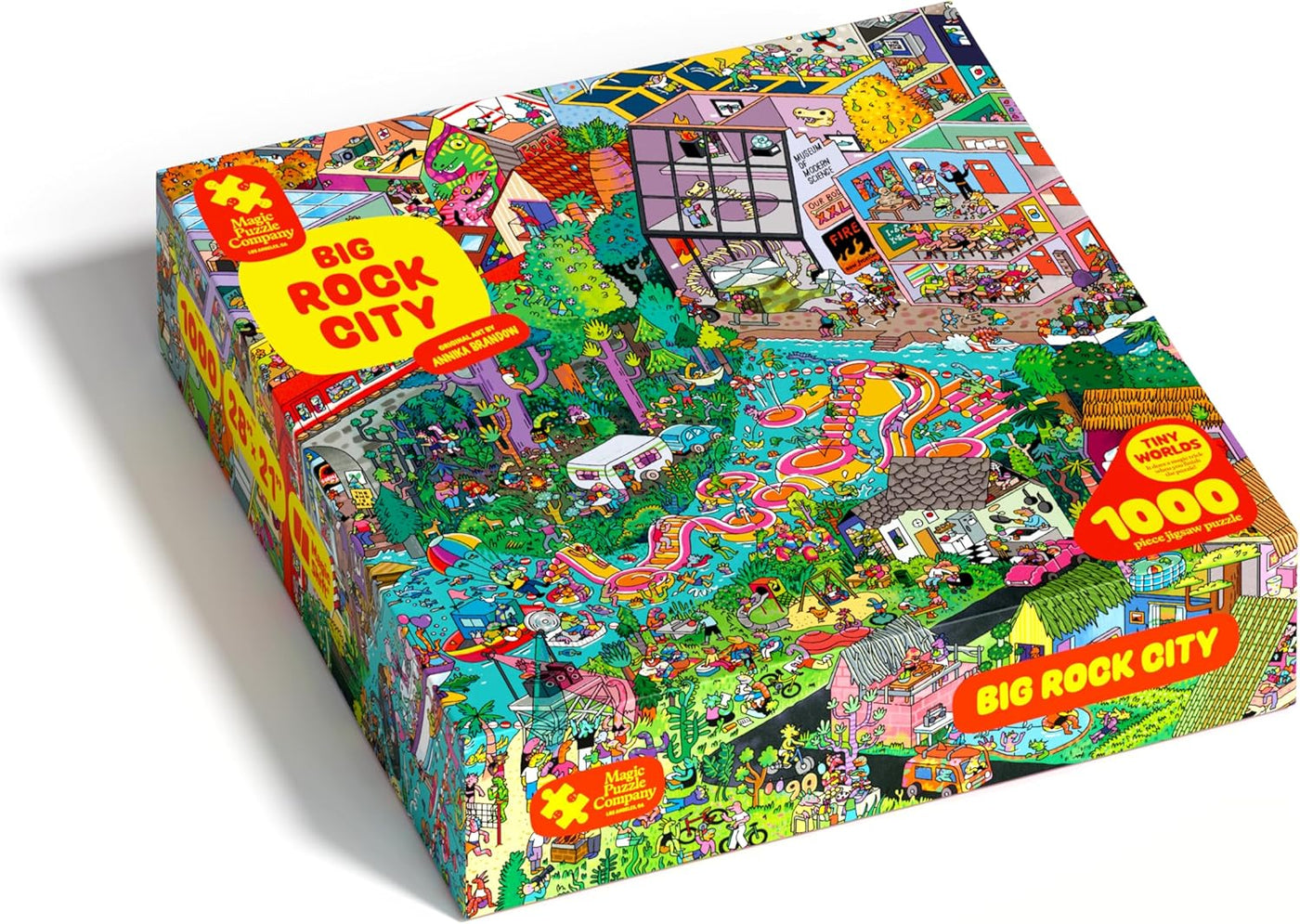 Big Rock City Rompecabezas de 1000 piezas de The Magic