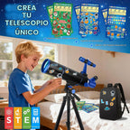 Hawkko Telescopio Portátil para Niños y Principiantes 80mm Apertura 500mm