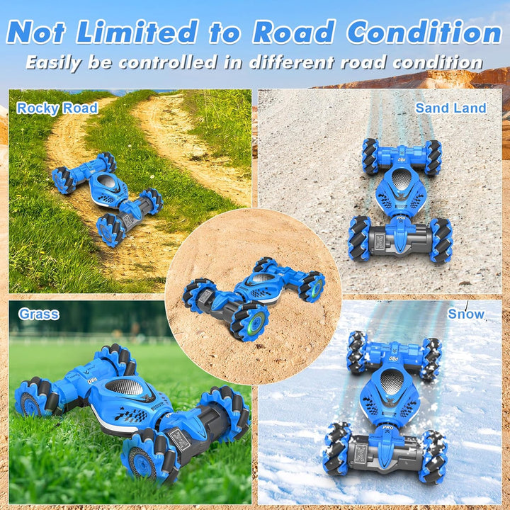 Fosgoit Auto RC con detección de gestos de acrobacias, juguetes par...