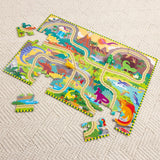 Melissa Doug Dinosaur Adventure Tracks - Rompecabezas de