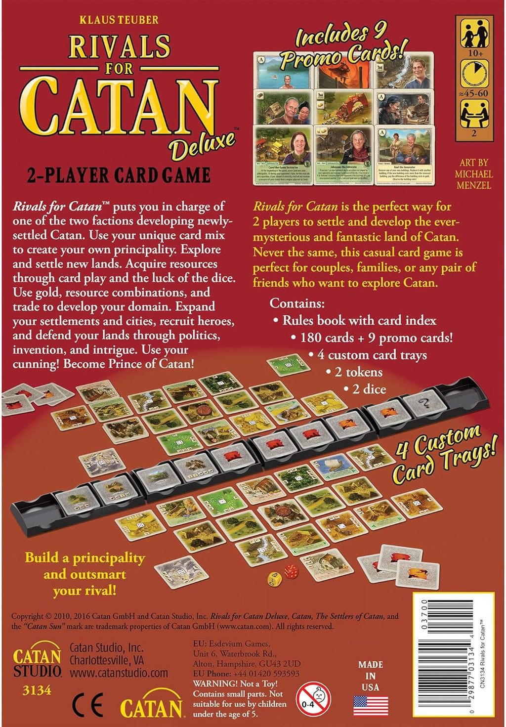 Juego de mesa Rivals for Catan Deluxe (idioma español no garantizado).
