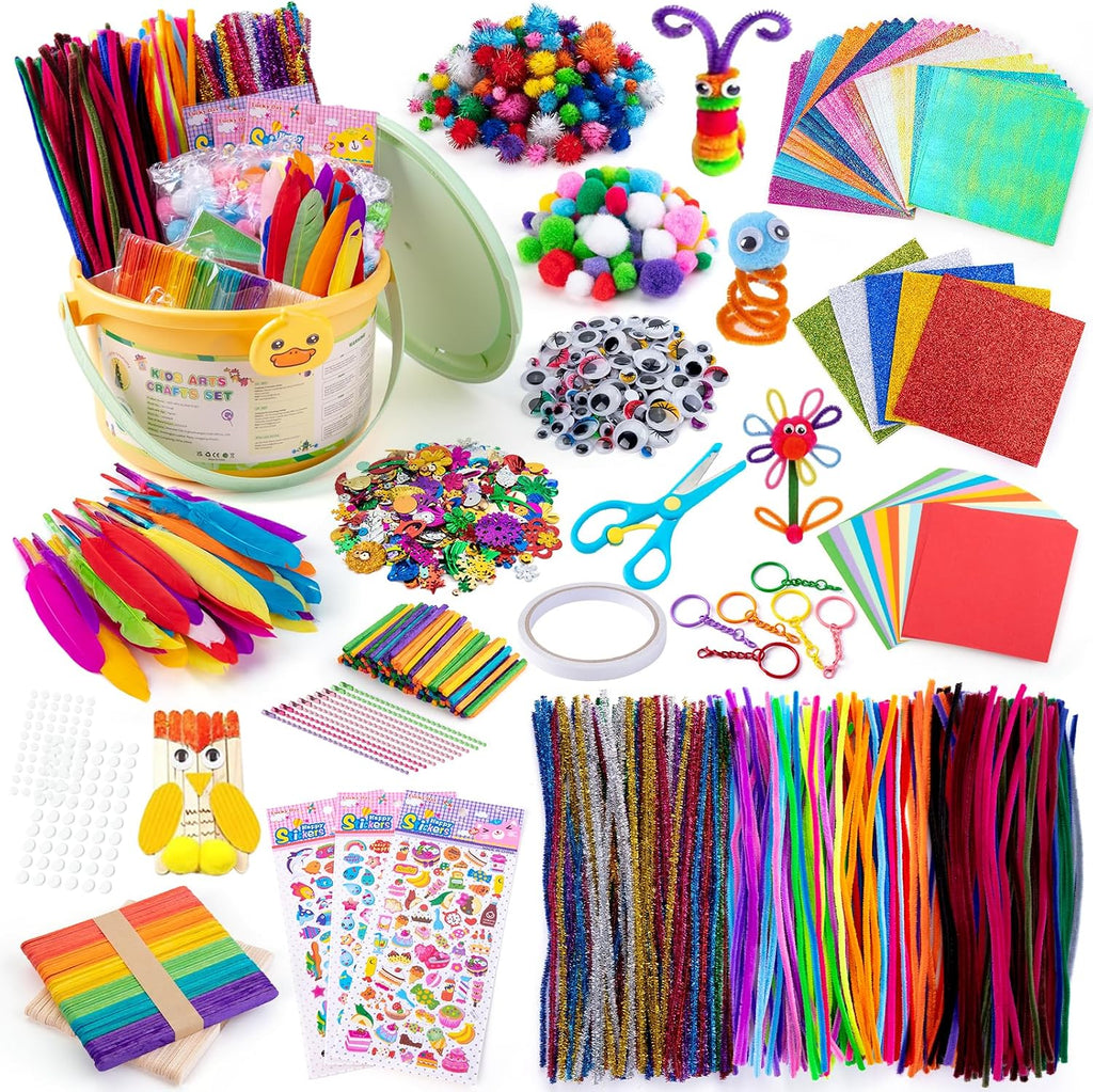 Sundaymot Kids Arts and Crafts Set Kit de manualidades para niños de más de 2000 piezas