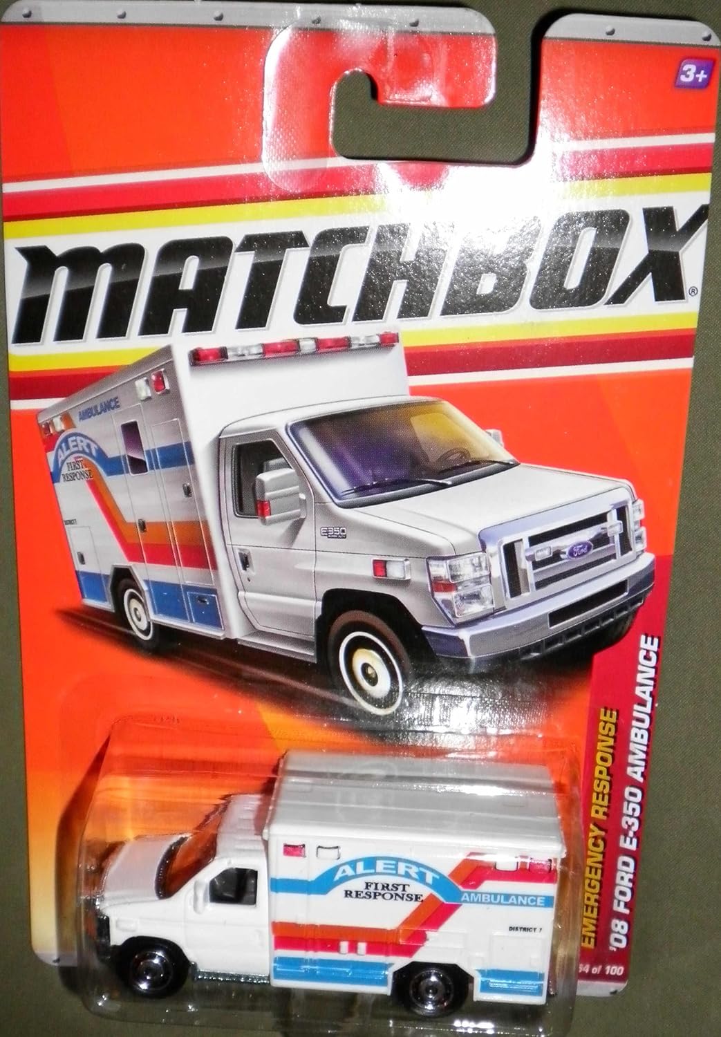 2011 MATCHBOX RESPUESTA DE EMERGENCIA DE RESPUESTA BLANCA