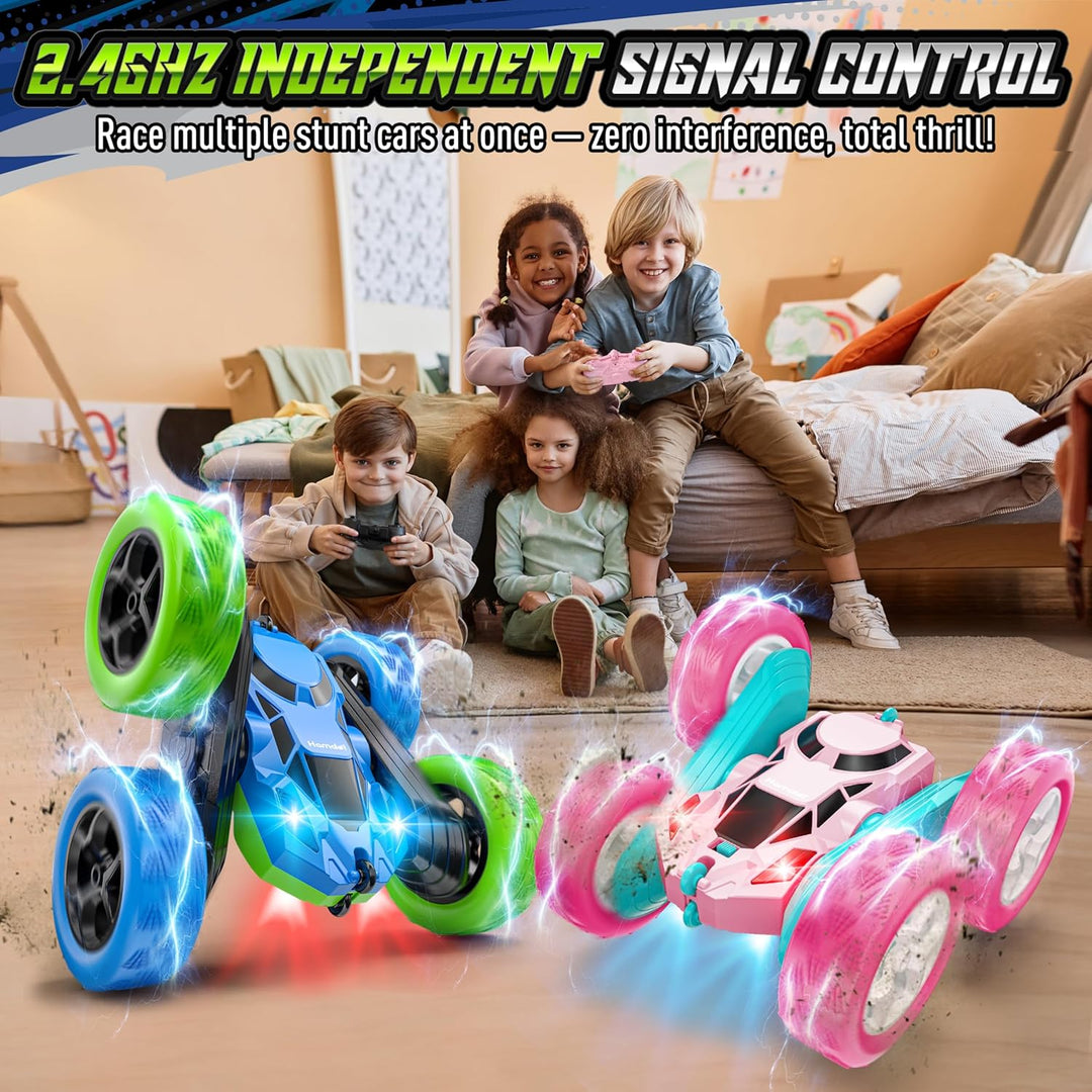 Hamdol Auto RC mejorado para niños, vehículo de acrobacias de doble...
