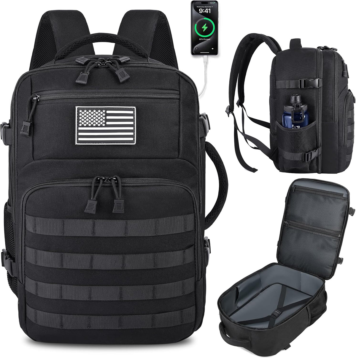 Mochila de artículo personal aprobada por TSA para cabina de avioneta: bolso para portátil de cabina de cabina de viaje