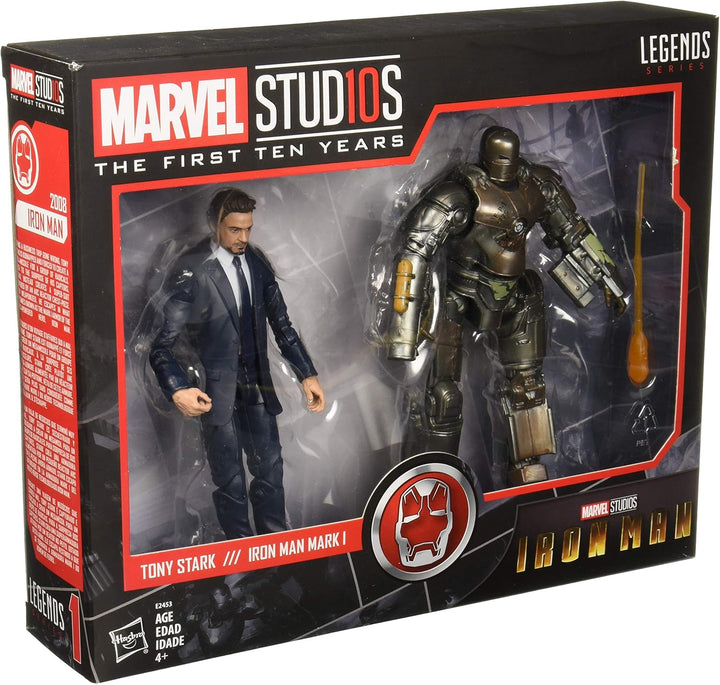 Marvel Studios Legends Series Hasbro Tony Stark y Iron Man