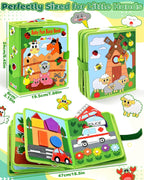 Tablero de actividades para niños pequeños, libro de actividades de