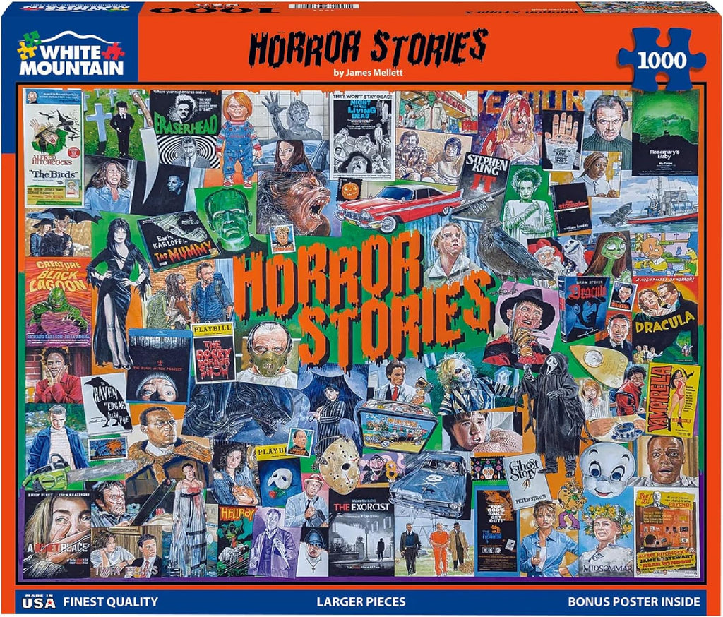White Mountain Rompecabezas de 1000 piezas para Halloween, clásicos