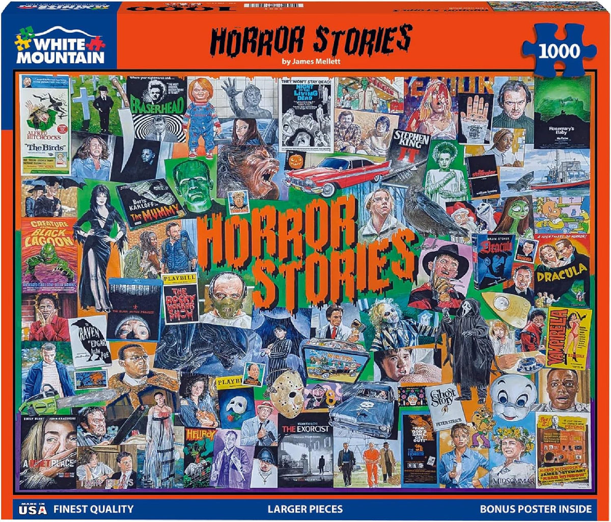 White Mountain Rompecabezas de 1000 piezas para Halloween, clásicos