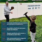 Juego de pelota para lanzar y atrapar, pelotas adhesivas fáciles de usar y guante de entrenamiento de béisbol para principiantes, paleta de juguete de alta calidad que se adapta a todos los tamaños de