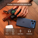 Statik SmartCharge (Gen 2) - Cargador de viaje 5 en 1, enchufe de p...