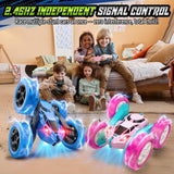Hamdol Auto de acrobacias con control remoto para niños, juguete RC...