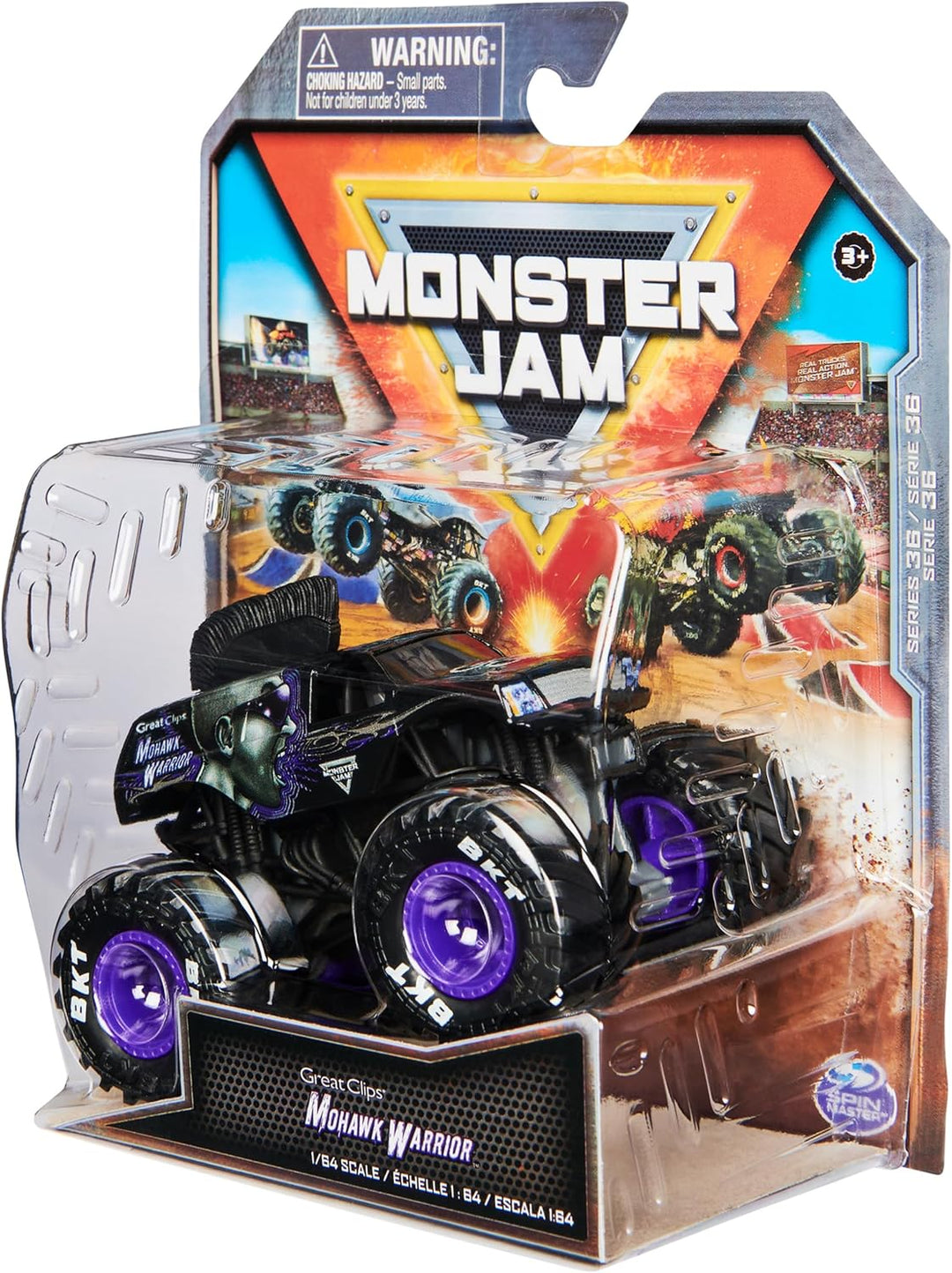 Monster Jam Camión monstruo oficial Mohawk Warrior