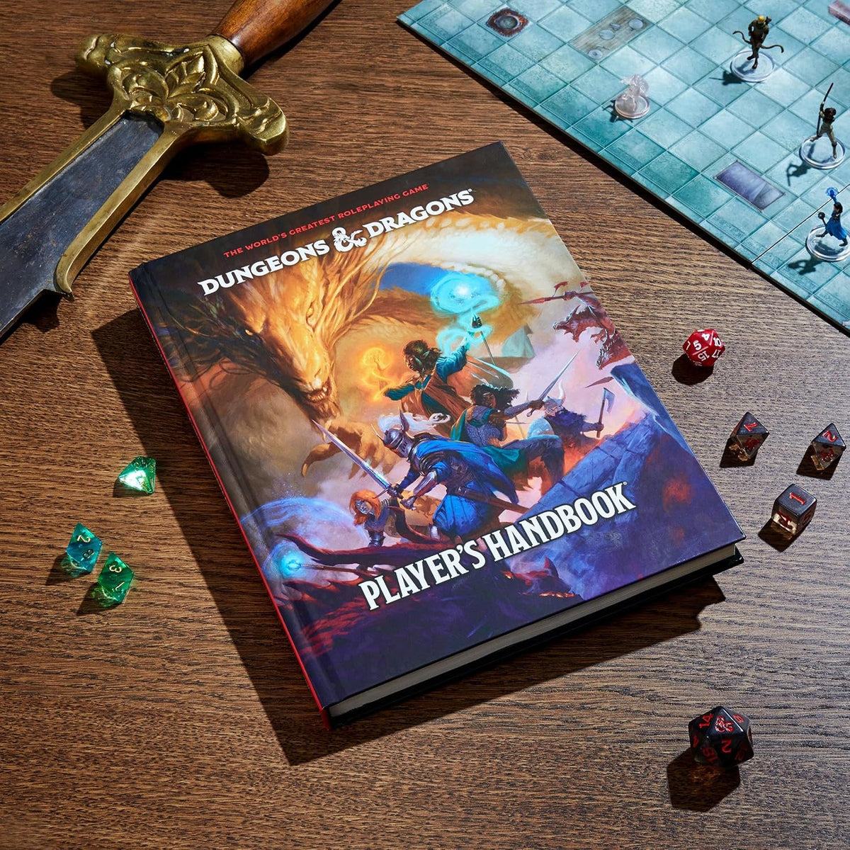 Dungeons & Dragons 2024 Manual del jugador (libro de reglas básicas de D&D)