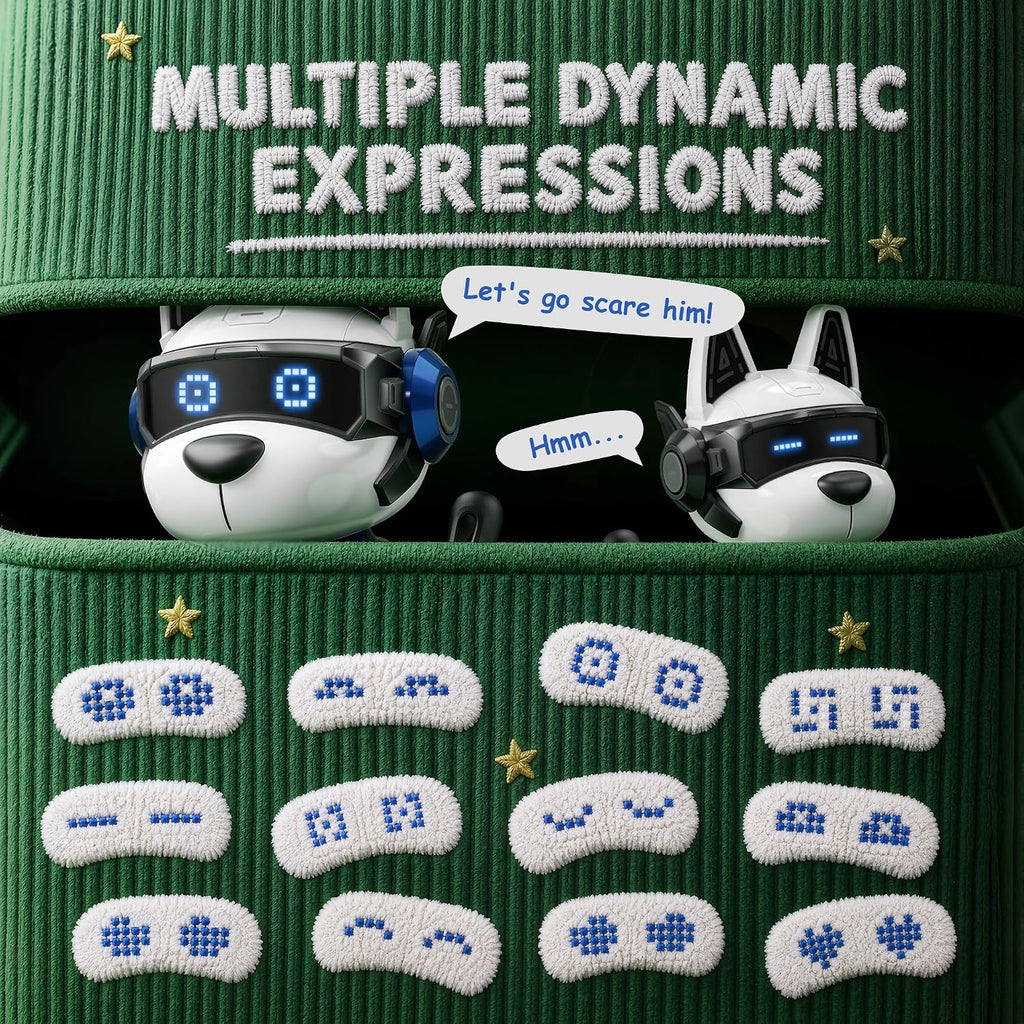 Robot inteligente perro, robot de control remoto de 2.4 GHz, juguetes para