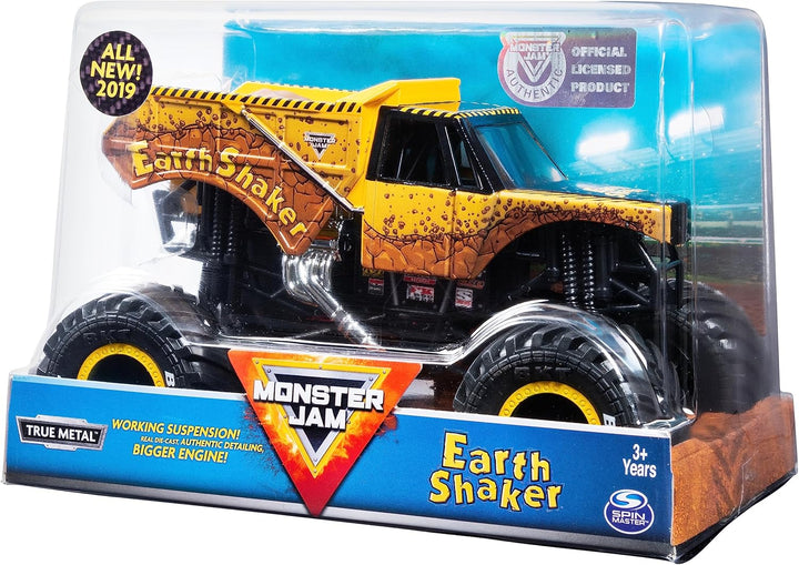 Monster Jam, Camión monstruo oficial Earth Shaker, vehículo fundido...