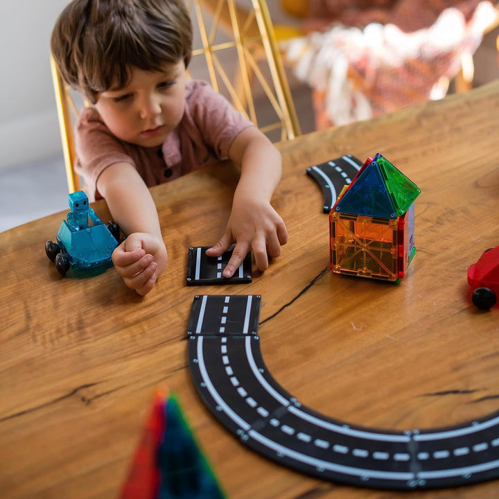 MAGNA-TILES XTRAS Juego de construcción magnética de 12