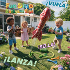 Juguetes de dinosaurio para niños de 3 a 5 años, lanzacohetes de camuflaje