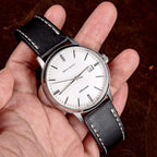 hemsut h Horween - Correas de reloj de cuero, correas de repuesto de cuero de liberación rápida para hombres o mujeres, relojes inteligentes o tradicionales, 0.709 in, 0.787 in, 0.866 in