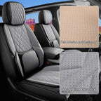 Funda de asiento de automóvil ajuste personalizado para Dodge Ram 1500 2500 3500 2002-2026, juego de fundas de asiento de piel sintética compatible con cojines de cabina regular Crew Quad (negro y gris, juego completo, trasero curvado)