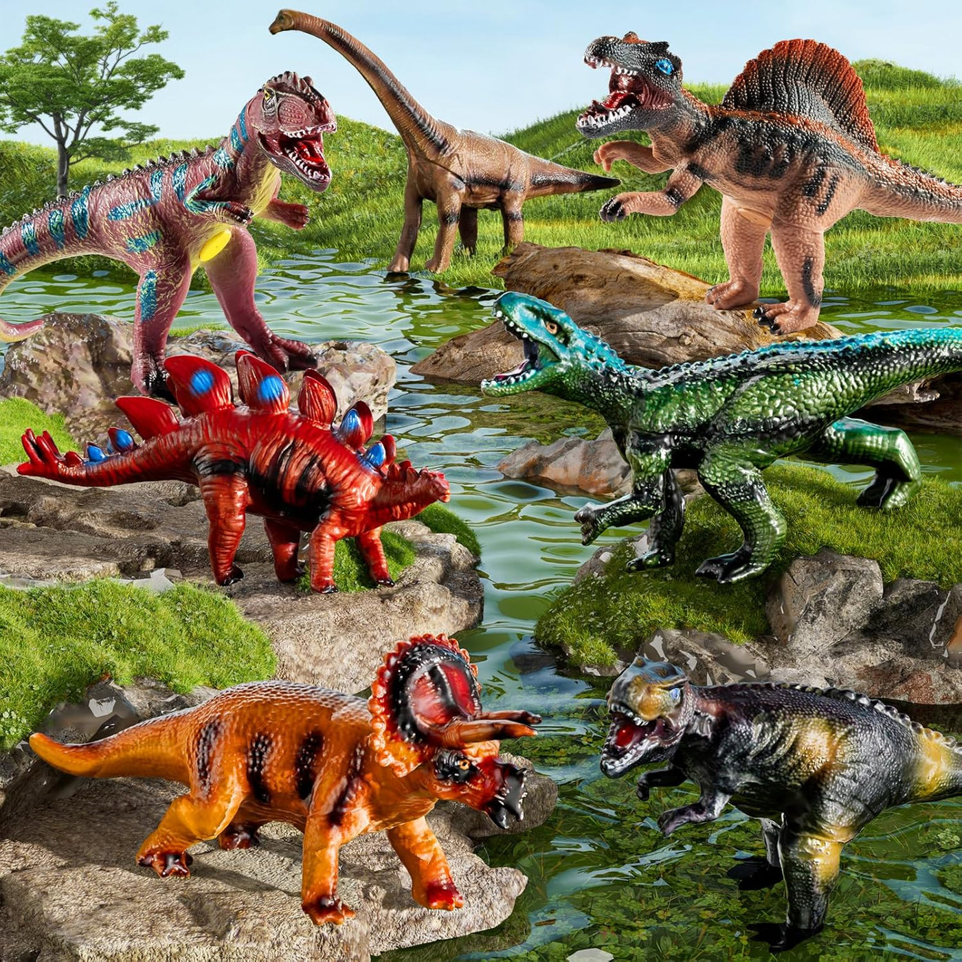 Juguetes de dinosaurios grandes para niños de 3 a 5 años 7