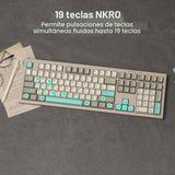MechLands Aula S102 - Teclado de membrana para juegos con teclado n...