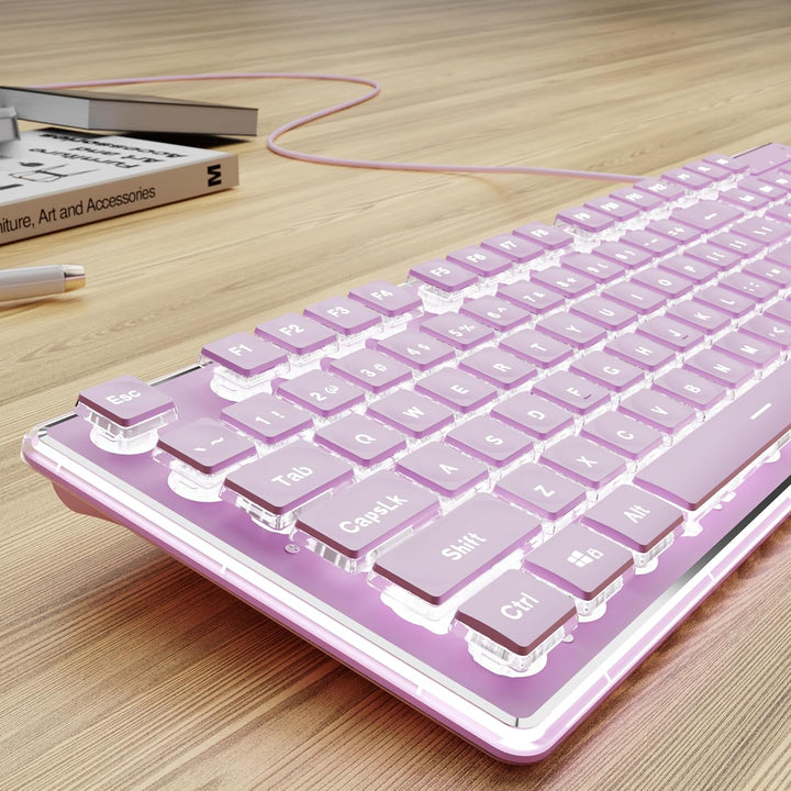 SEUNKWANG EWEADN GX710S Teclados retroiluminados para computadora,...