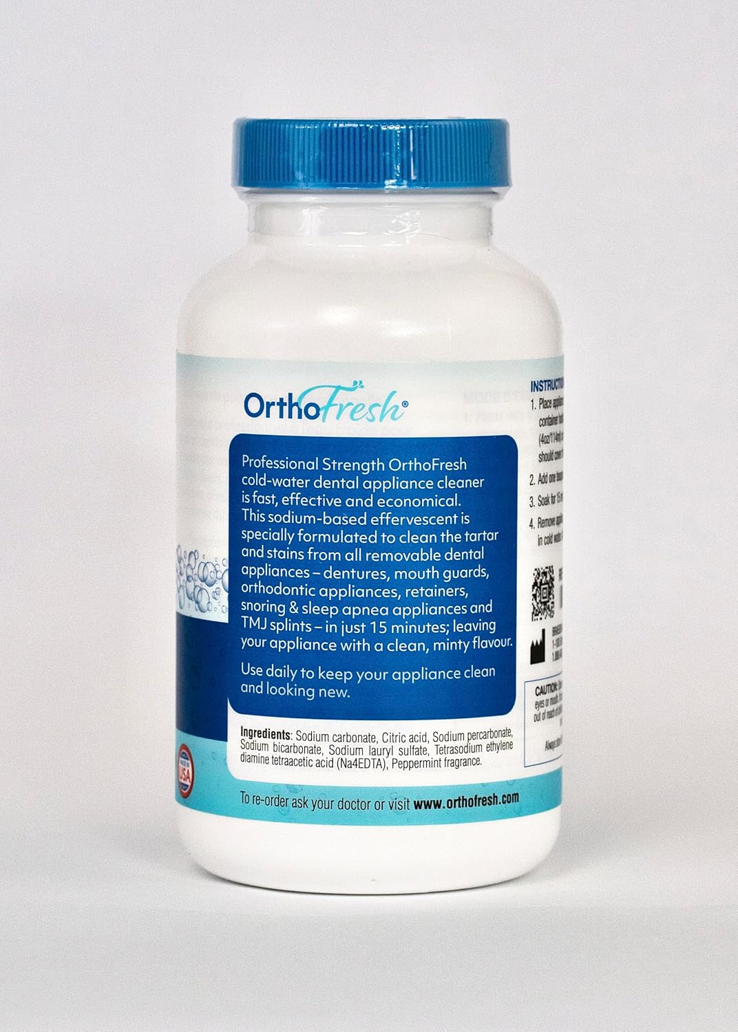 OrthoFresh - Limpiador dental profesional para agua fría