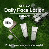 MARLOWE. Hidratante facial con SPF 50, 3.4 onzas, paquete de 2, loc...