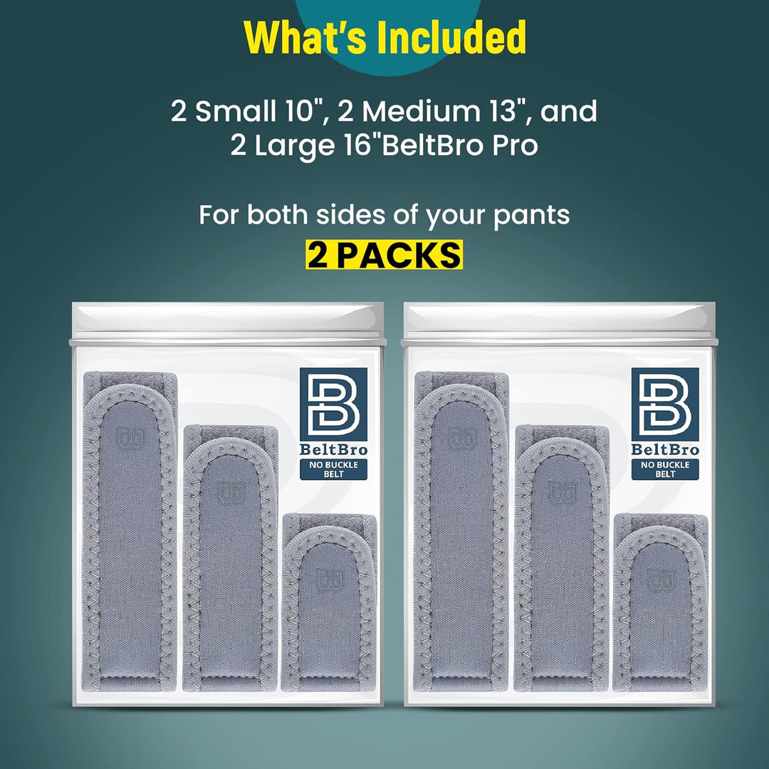 BeltBro Pro para hombres \u2013 Cinturón elástico sin hebilla BeltP...
