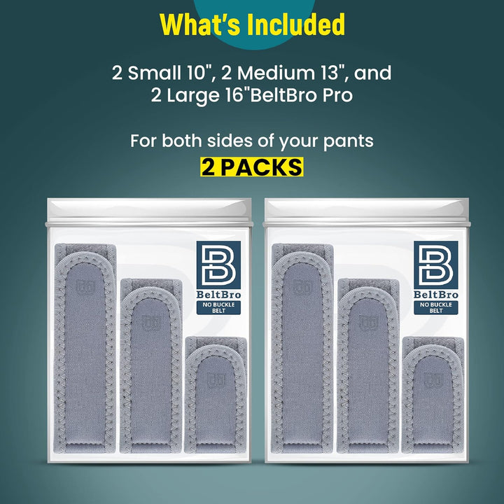 BeltBro Pro para hombres \u2013 Cinturón elástico sin hebilla BeltP...