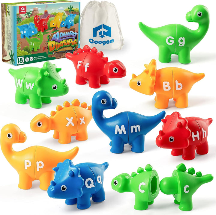 Coogam Juego de emparejar letras ABC, 26 piezas, juguete educativo...