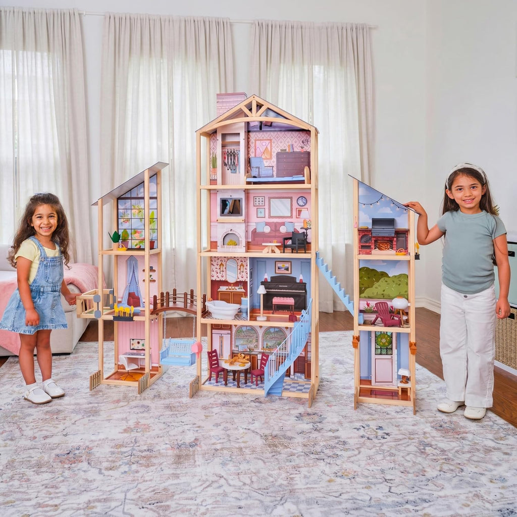 KidKraft Kraft tu Way™ Magnolia Mansion Dollhouse; 71 Pc Amazon Exclusive