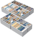 Simple Houseware Organizadores Divisores de Cajón para Ropa Interior, Surtido, 7 piezas