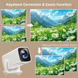 Mini proyector, proyector portátil compatible con 4K, proyector par...