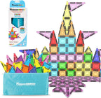 PicassoTiles - Juego de 65 piezas de azulejos magnéticos