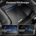 OEDRO Alfombrillas para Chevrolet Silverado GMC Sierra 1500 2019-2026 y 2500HD 3500HD 2019-2026 2500HD 3500HD 2019-2026, forro de piso de protección para todo tipo de clima