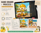 Penguin Story - Rompecabezas de playa para adultos, 520 piezas