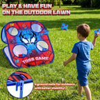 Juego de Lanzamiento de Bolsas para Niños - Tablero Cornhole Juguetes al Aire Libre para Niños Pequeños - Actividades para Fiestas Carnaval Patio Jardín Playa Césped Juguete para Niños y Niñas de 3 4 5 6 7 8 Años Regalos de Cumpleaños