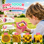 Microscopio digital portátil 1000X 2.4 para niños: juguete STEM y regalos