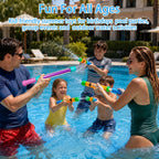 Pistola de agua para niños y adultos: paquete de 36 chorros de agua a granel para fiestas de piscina al aire libre, patio trasero, playa de verano, juguete de disparo de agua de 12.6 pulgadas