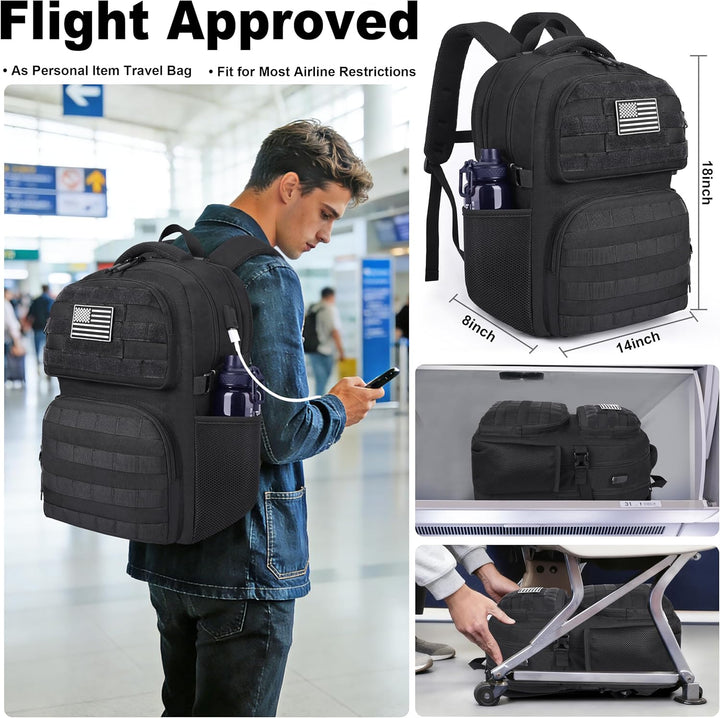 MOZETO Mochila para computadora portátil, 17 pulgadas de inspiració...
