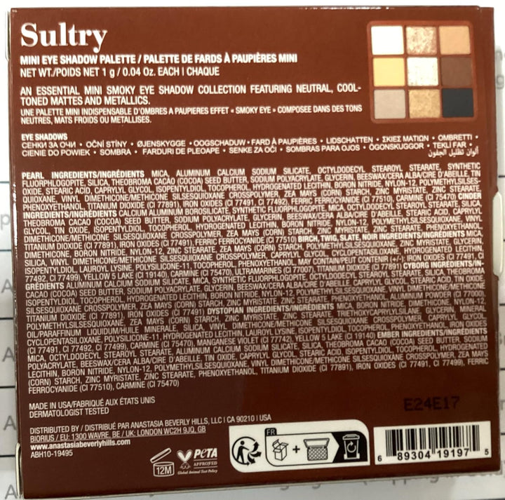 Anastasia Beverly Hills - Mini paleta de sombras de ojos