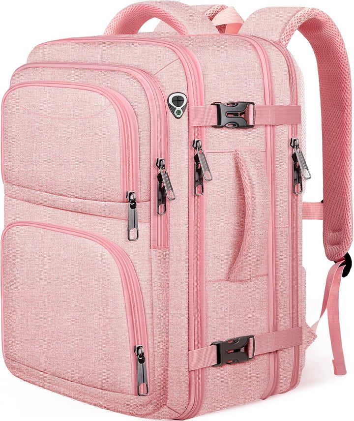 Fxcelets Mochila de viaje para mujer, mochila de transporte expansi...