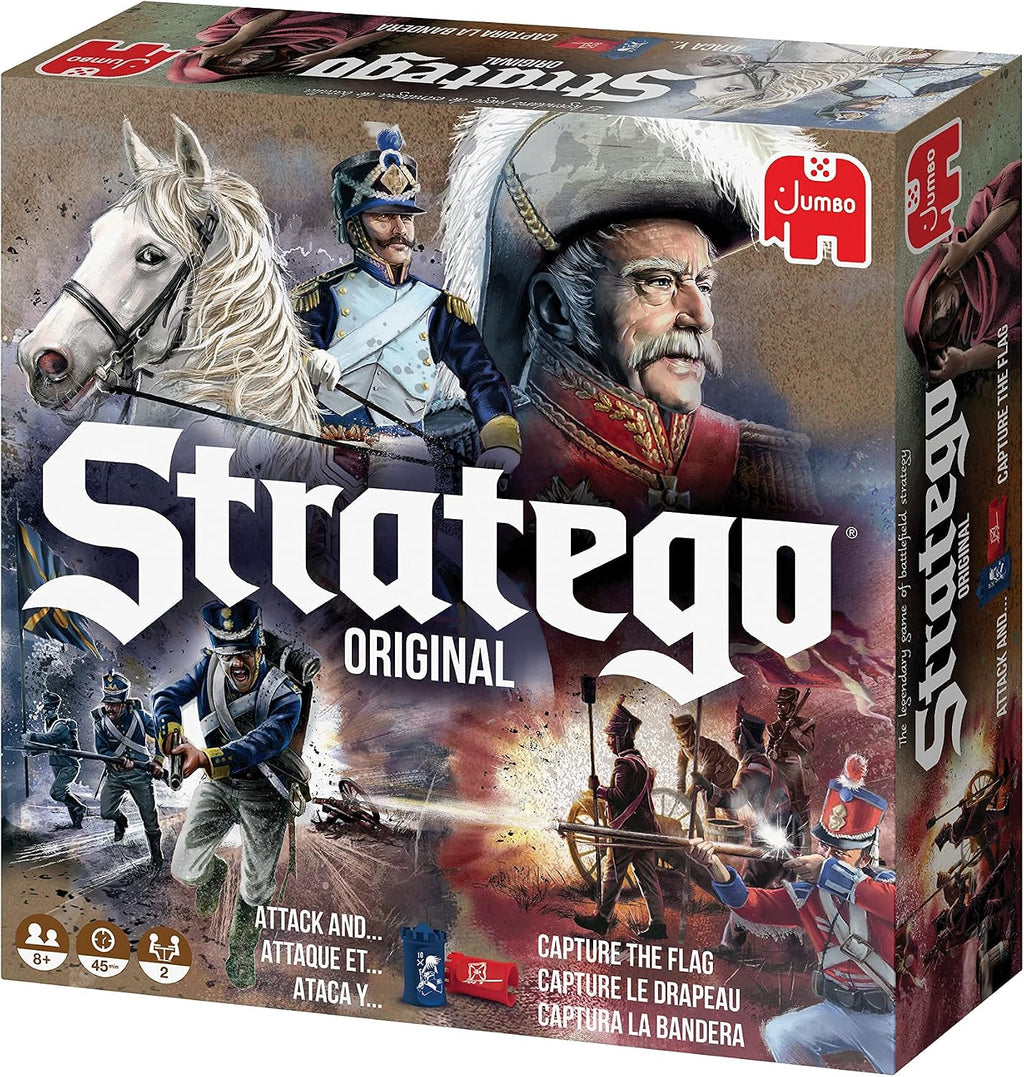 Jumbo, Stratego - Juego de mesa original de estrategia, 2 jugadores, mayores de 8 años
