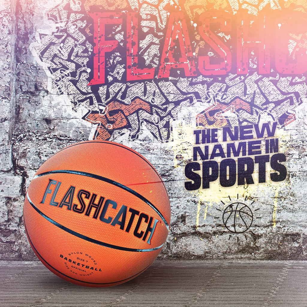 FlashCatch Baloncesto iluminado – brilla en la oscuridad – Accesorios de