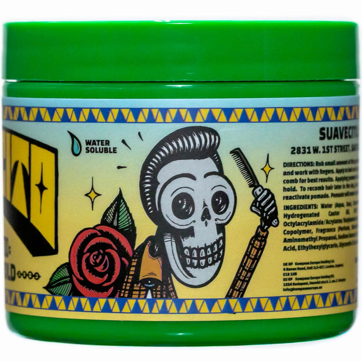 Suavecito Pomade Firme (fuerte), capacidad de 4 onzas, 1 paquete, p...