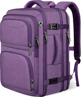 Fxcelets - Mochila de viaje para mujer, mochila de transporte expan...